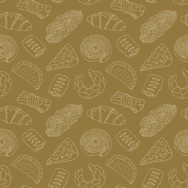 elle çizilmiş desen pişirme