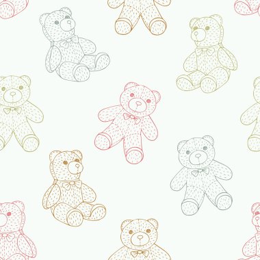 Ayı pürüzsüz desen