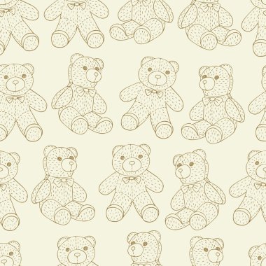 Ayı pürüzsüz desen