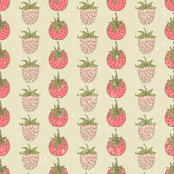 Berry seamless pattern — Stock Vector