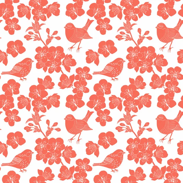 Fond fleur de cerisier — Image vectorielle