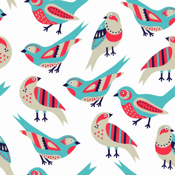 Vector bird pattern Stock Vector Image by ©owainphyfe #174999802