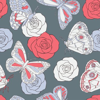 Kelebek kusursuz desen