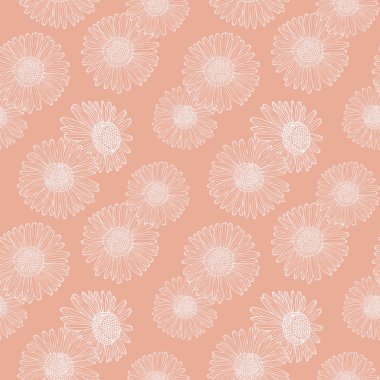 Papatya retro arka plan