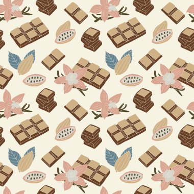 çikolata pürüzsüz desen