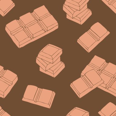 çikolata pürüzsüz desen