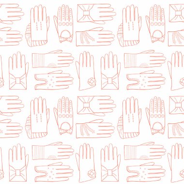 eldiven elle çizilmiş desen