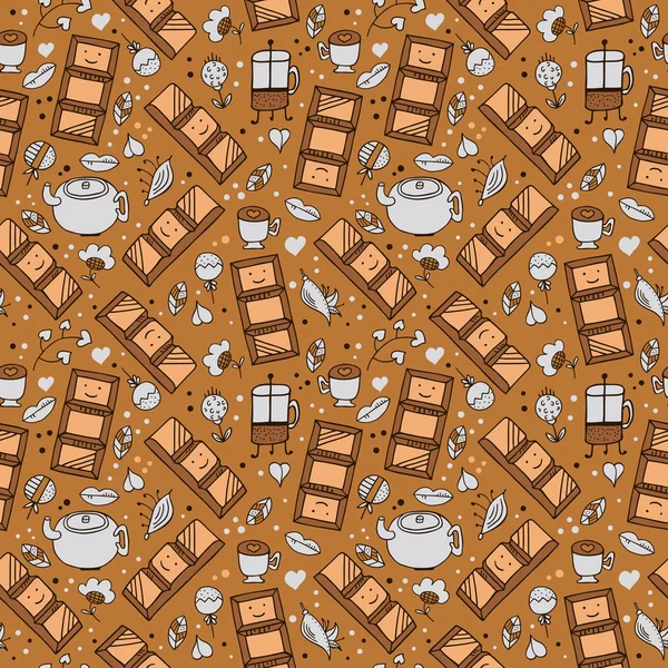 Chocolate seamless pattern