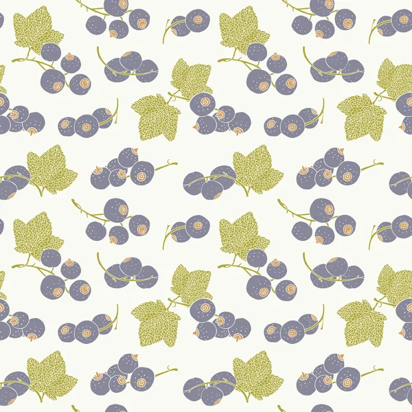 Currant motif dessiné à la main — Image vectorielle