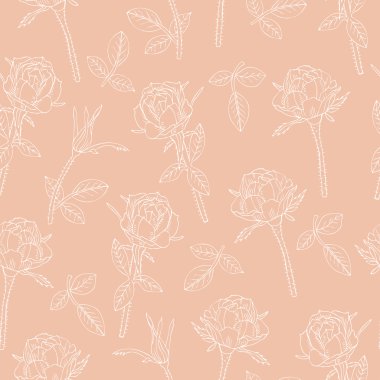 Gül sorunsuz arka plan