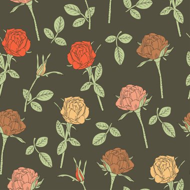 Gül sorunsuz arka plan