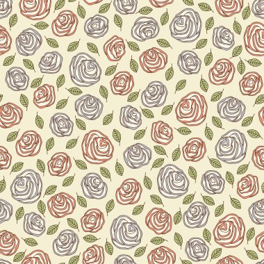 Gül sorunsuz arka plan