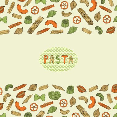 makarna retro kartı
