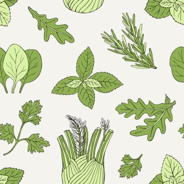 Herb seamless modeli
