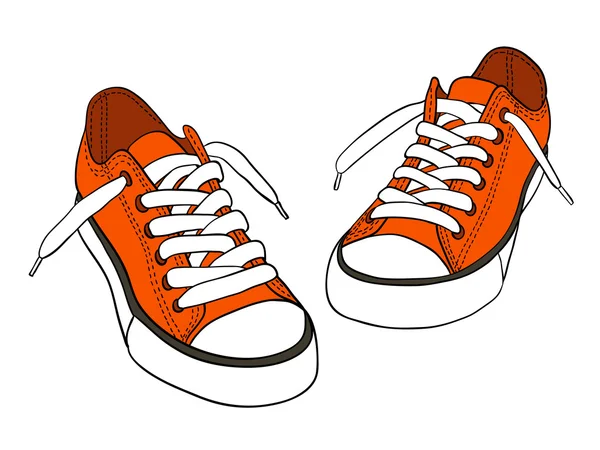 Karikatür spor ayakkabı — Stok Vektör