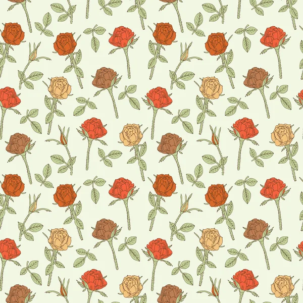 Rose fond sans couture — Image vectorielle