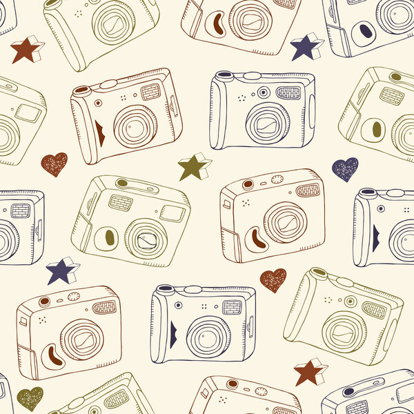 Photo cameras background