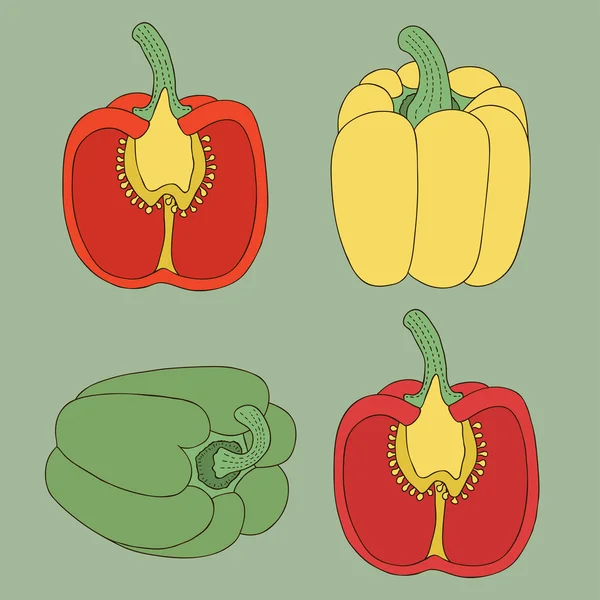 Illustration vectorielle de Pepper — Image vectorielle