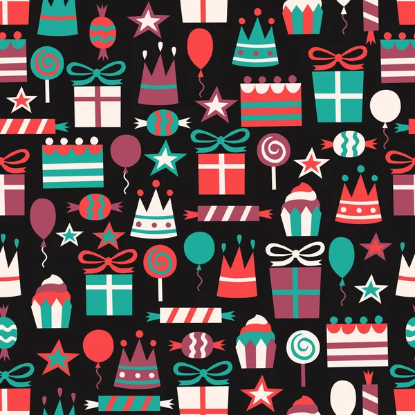 Holiday seamless background — Stockvector