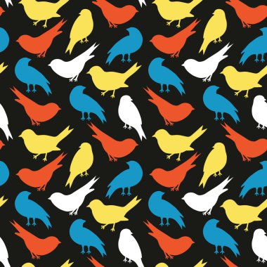 Kuş seamless modeli