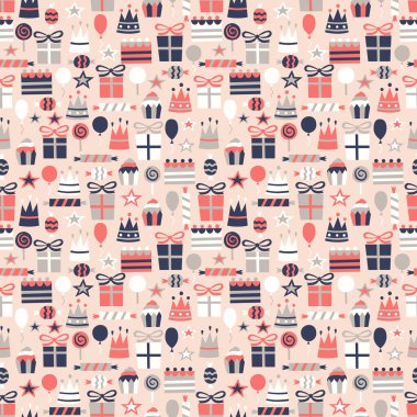 Holiday seamless background