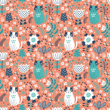 kedi sorunsuz arka plan