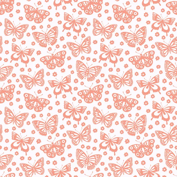 Butterfly seamless pattern — Stock Vector