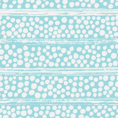 Elle çizilmiş fırça darbesi ve yuvarlak şekiller pürüzsüz arka plan. Vektör illüstrasyonu.