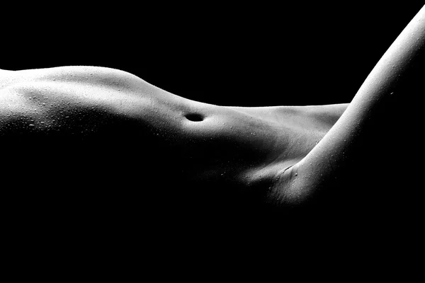 Imágenes corporales desnudas de una mujer — Foto de Stock