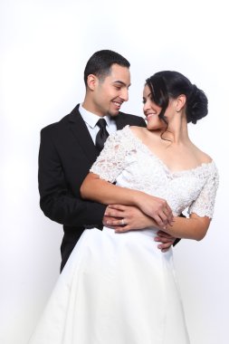 Aşık mutlu bir çift.