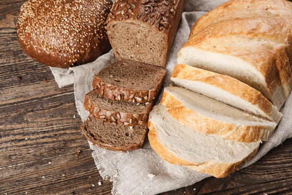 Асортимент хліб — стокове фото