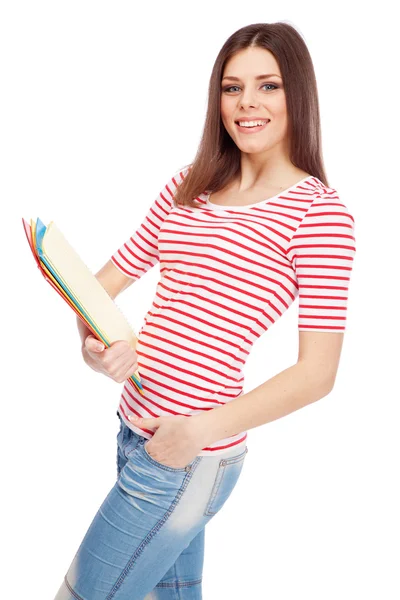 Beautiful casual lady — Stock Photo, Image