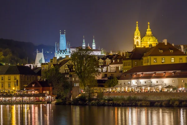 Gece Prag — Stok fotoğraf