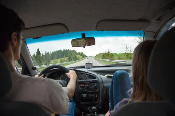 Autofahrt — Stockfoto