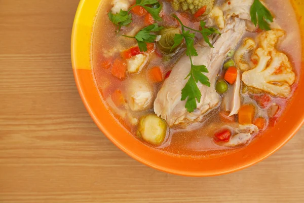 Chicken soup — Stock Photo, Image