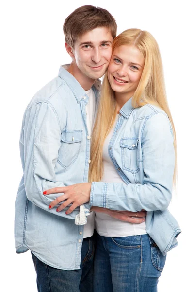 Bonito jovem casal — Fotografia de Stock