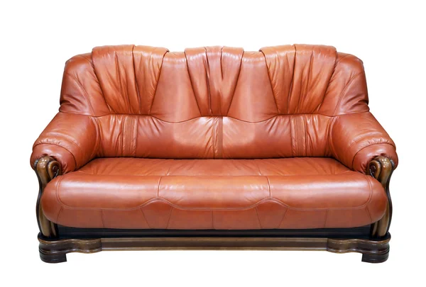 Sofa isoliert auf weißem Hintergrund — Stockfoto