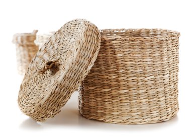 geleneksel hasır sepetleri