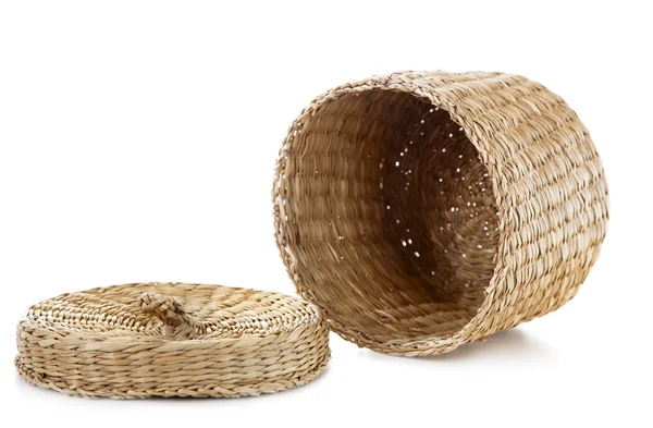 Traditional wicker basket — Stock Photo, Image