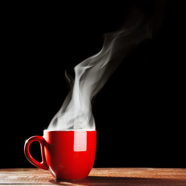 Rykande kaffekopp — Stockfoto