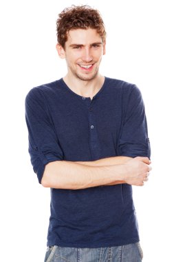 Yakışıklı genç adam.