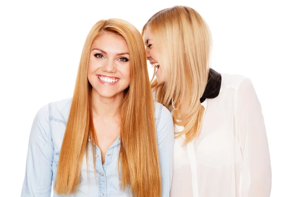 Two female friends having fun — Stock Photo, Image