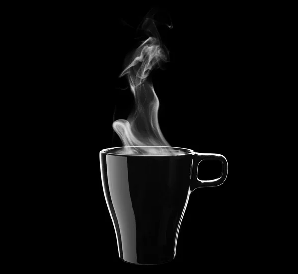 黑咖啡杯子 — 图库照片