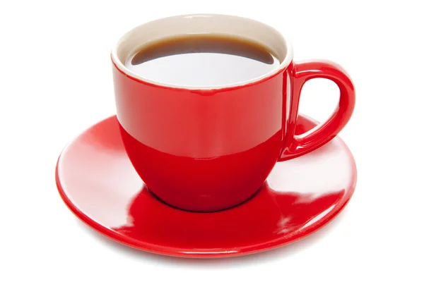 Taza de café rojo — Foto de Stock