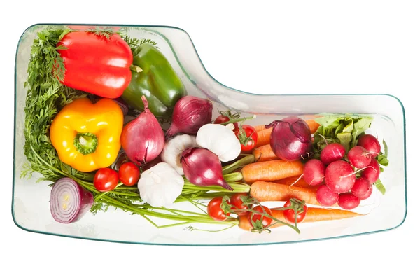 Verdure conservate in frigorifero — Foto Stock