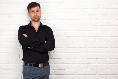 genç işadamı sunu yapma