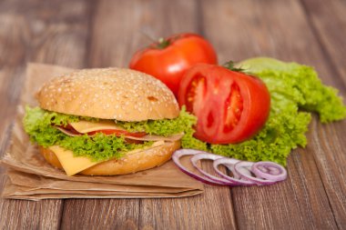 Hamburger malzemeler