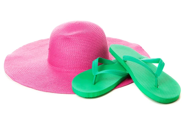 Accessori da spiaggia - viaggi estivi — Foto Stock