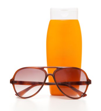 Güneş kremi şişe