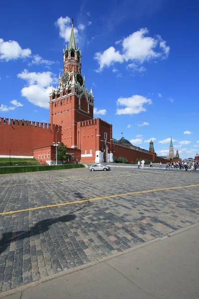 Rotes Quadrat und Moskauer Kreml — Stockfoto